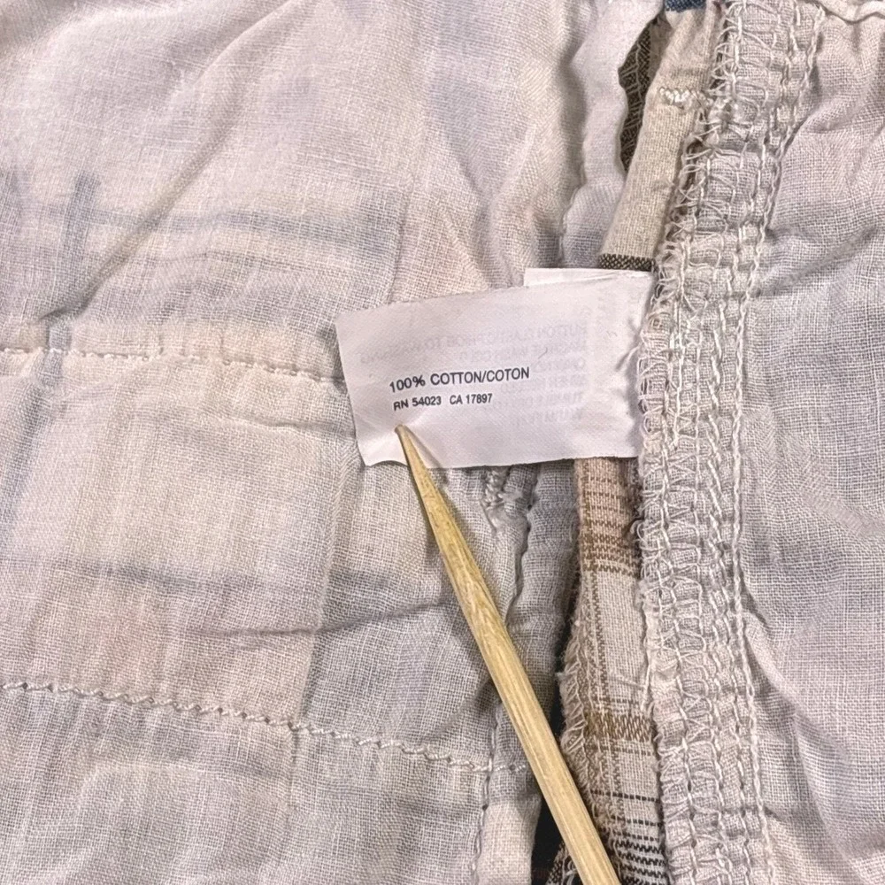 Gap Madras Patchwork Plaid Shorts Youth 14 Preppy Coastal Cotton Y2K‎ Summer